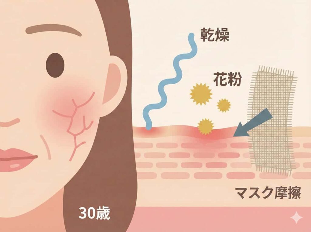 2月の肌荒れ・かゆみ